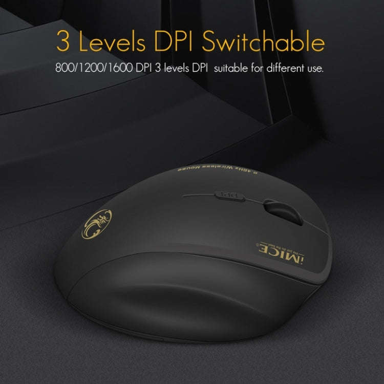 iMICE G6 Wireless Mouse 2.4G Office Mouse 6-button Gaming Mouse(Red)