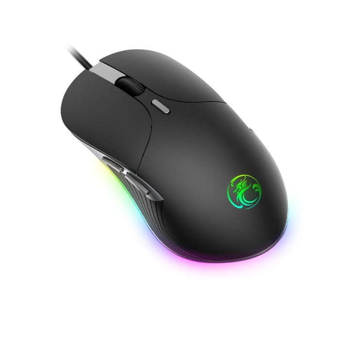 iMICE X6 Wired Mouse  6-button Colorful RGB Gaming Mouse(Black)
