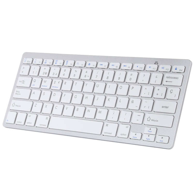 WB-8022 Ultra-thin Wireless Bluetooth Keyboard for iPad, Samsung, Huawei, Xiaomi, Tablet PCs or S...