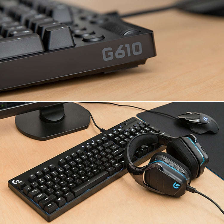Logitech G610 Wired Gaming Mechanical Keyboard USB RGB Backlit Brown Axis