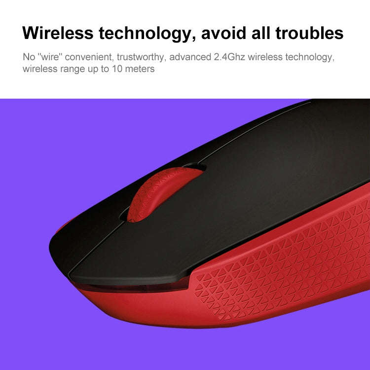 Logitech M171 1000DPI USB Wireless Mouse with 2.4G Receiver (Black)