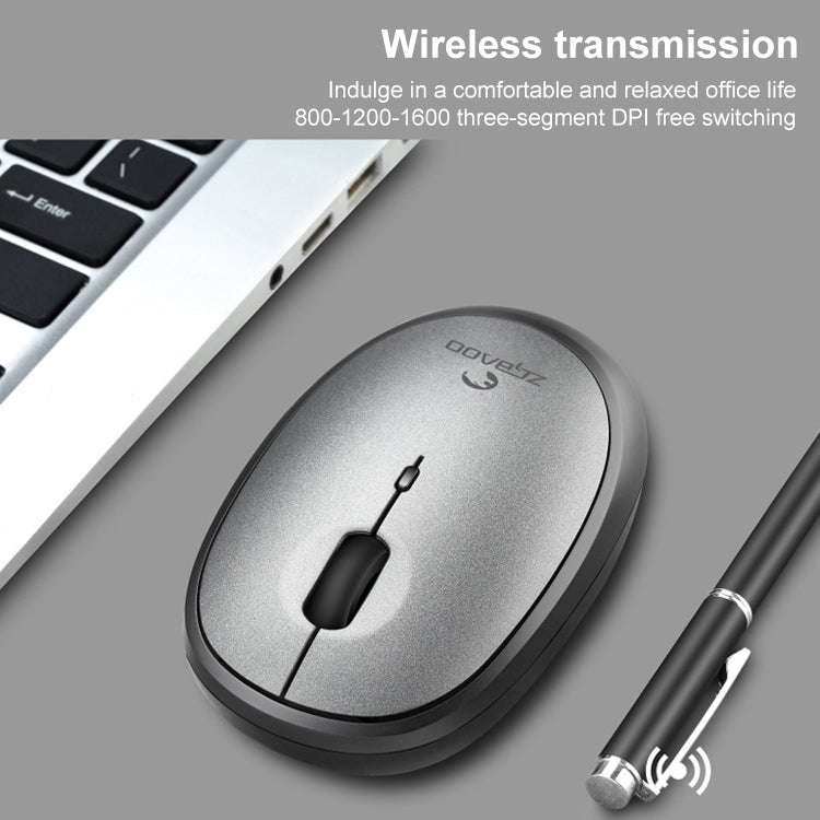 ZGB 007 2.4G Computer Laptop Wireless Mini Mouse (Grey)