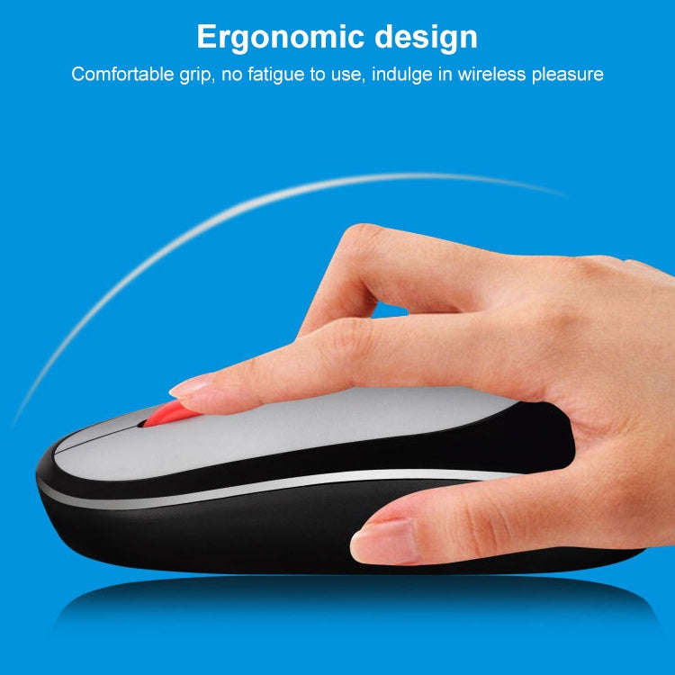 ZGB 360 2.4G Computer Laptop Wireless Chargeable Mini Mouse 1000dpi(White)