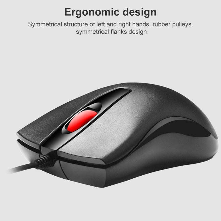 ZGB S500 Square Keycap Wired Keyboard + Mouse Set (White)