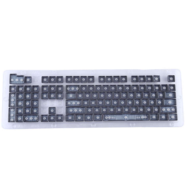 104 Keys Double Shot PBT Backlit Keycaps for Mechanical Keyboard(Black)