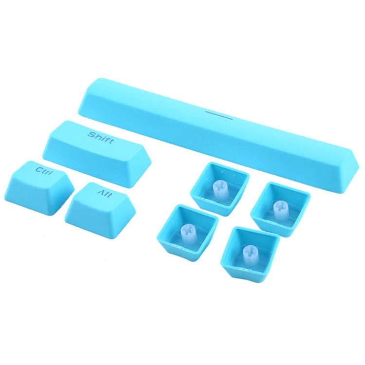 104 Keys Double Shot PBT Backlit Keycaps for Mechanical Keyboard(Blue)