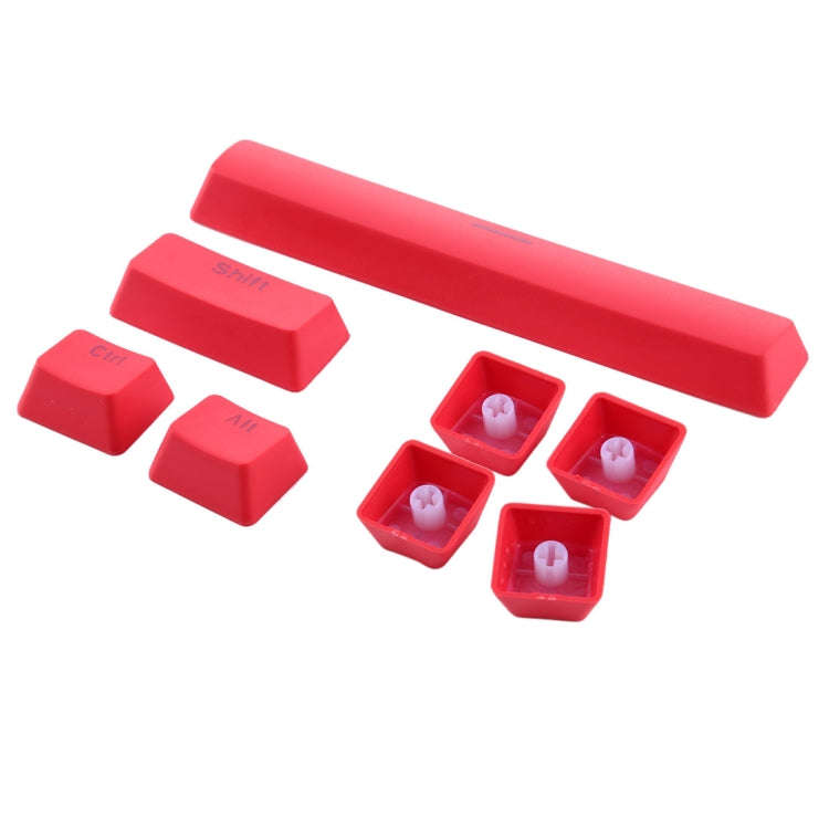 104 Keys Double Shot PBT Backlit Keycaps for Mechanical Keyboard(Red)