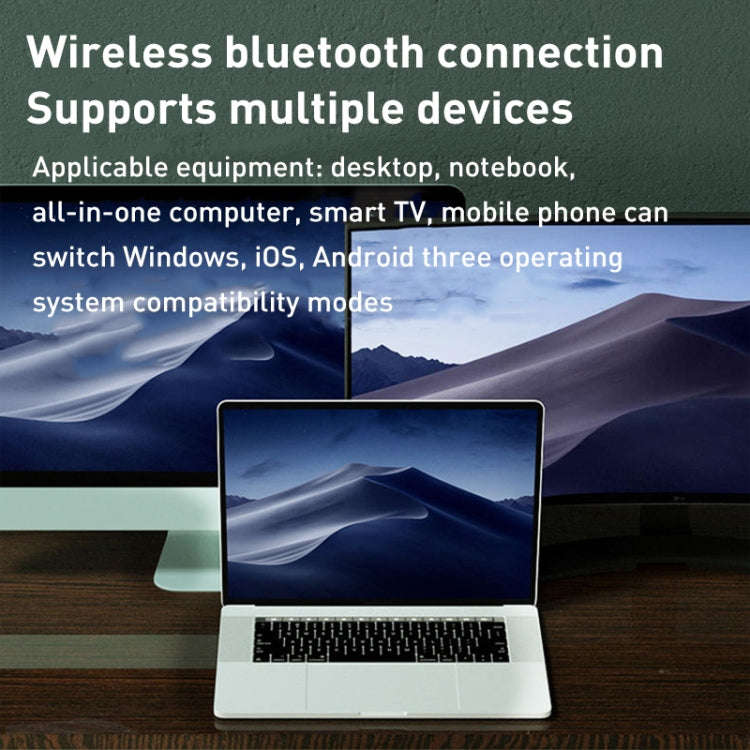 3 Channel Multi-device Wireless Bluetooth Keyboard for Smartphone/Tablet/PC - Switch between Channel