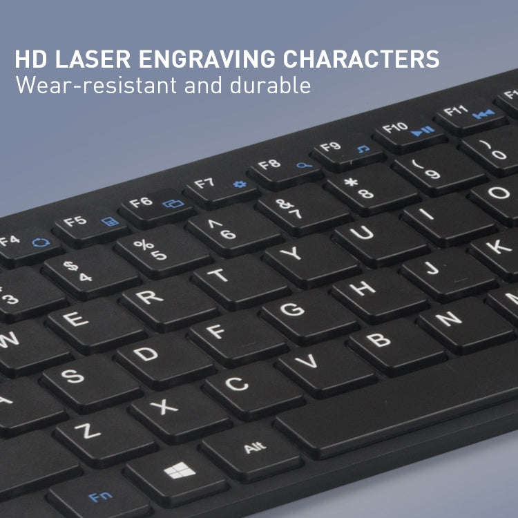 MKESPN 8022 2.4G Scissor Foot Ultra-thin Wireless Keyboard + Mouse Set