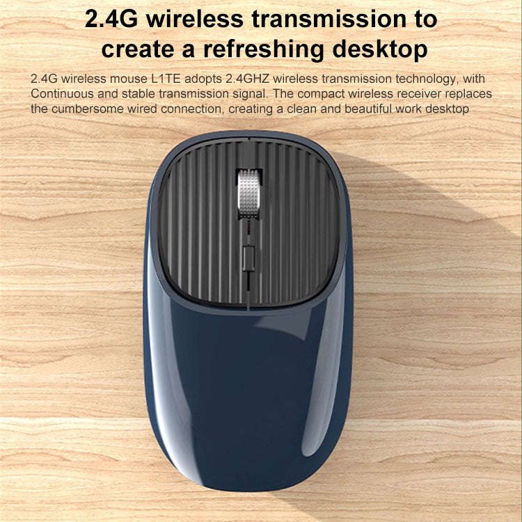 MKESPN SXS-5600 Type-C Rechargeable 2.4G Wireless Mouse(Blue)