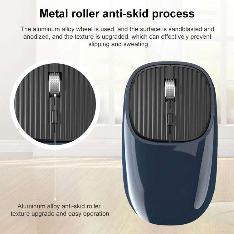 MKESPN SXS-5600 Type-C Rechargeable 2.4G Wireless Mouse(Blue)