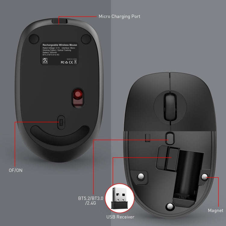 MKESPN 859 2.4G Wireless Mouse (White)
