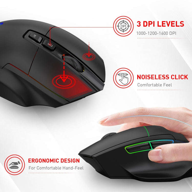 MKESPN X11 Wired RGB Gaming Mouse