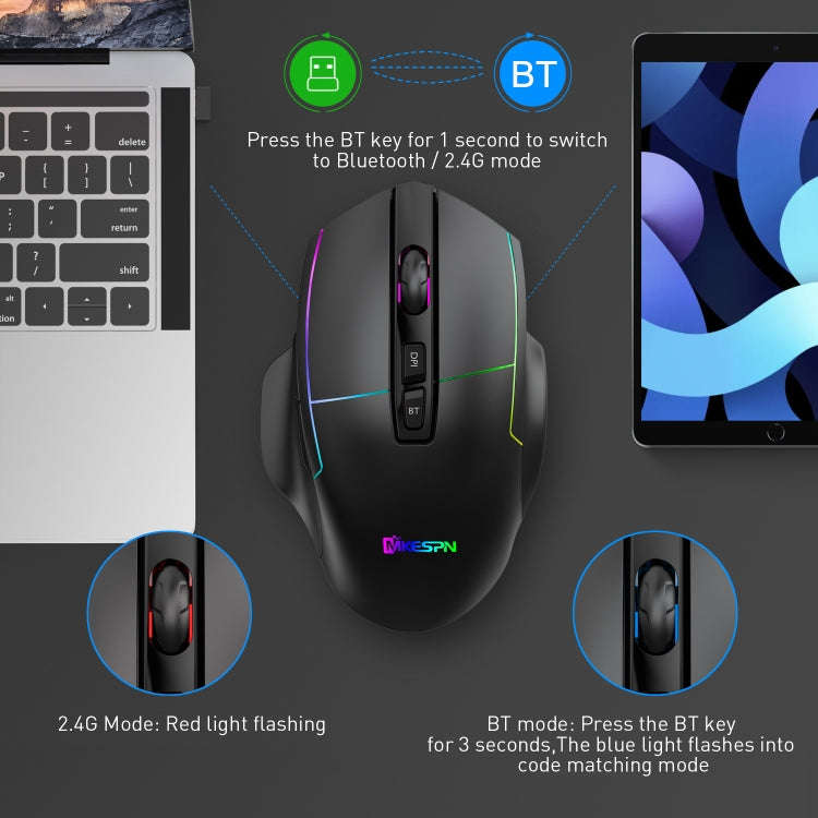 MKESPN X11 Wired RGB Gaming Mouse