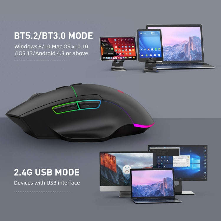 MKESPN X11 Wired RGB Gaming Mouse