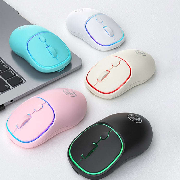 iMICE W-618 Rechargeable 4 Buttons 1600 DPI 2.4GHz Silent Wireless Mouse for Computer PC Laptop (...