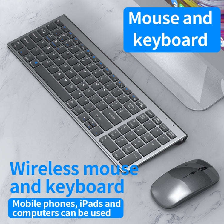 109 Three-mode Wireless Bluetooth Keyboard (Silver)