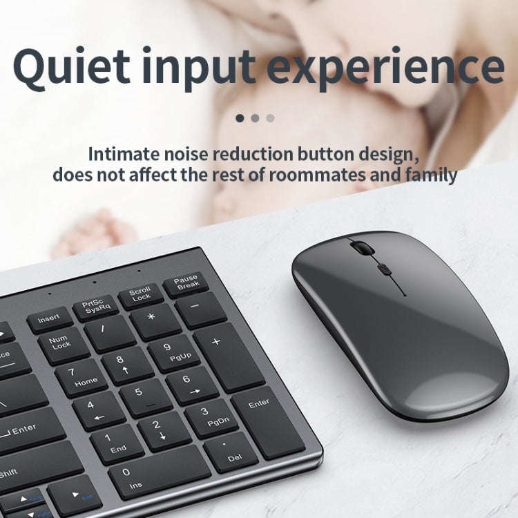 109 Three-mode Wireless Bluetooth Keyboard (Silver)