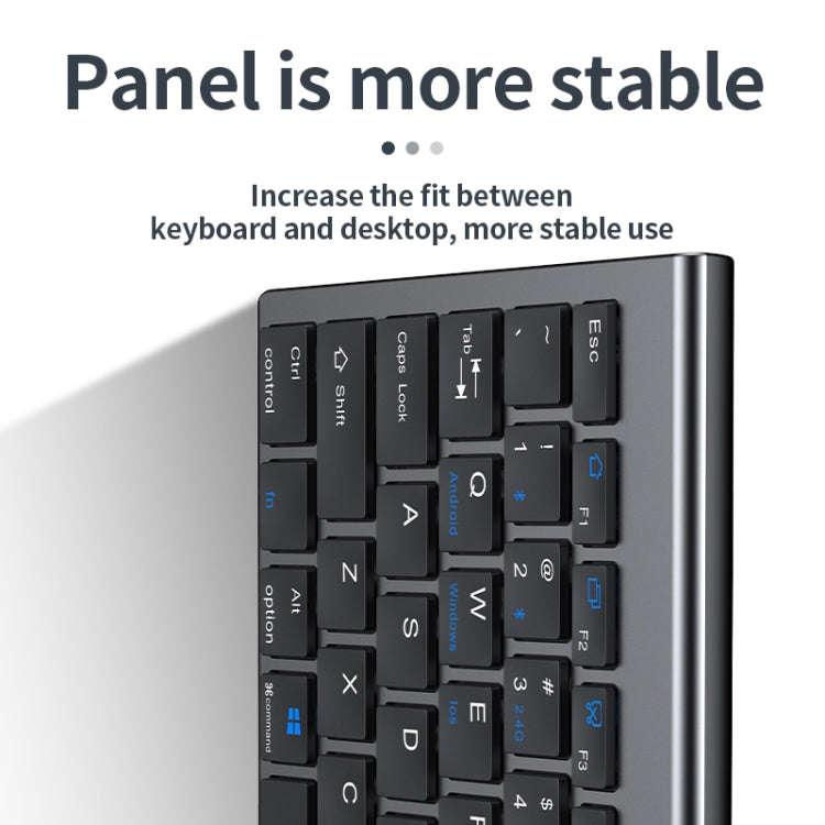 109 Three-mode Wireless Bluetooth Keyboard (Silver)