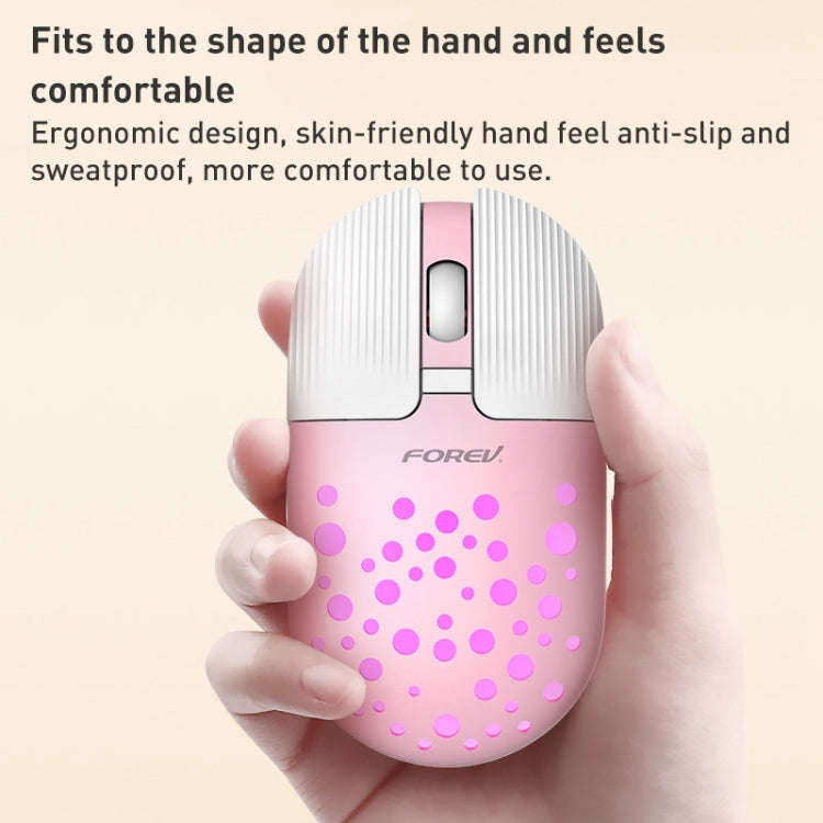 FOREV FVT398 1200dpi 2.4G Wireless Mouse (Pink)