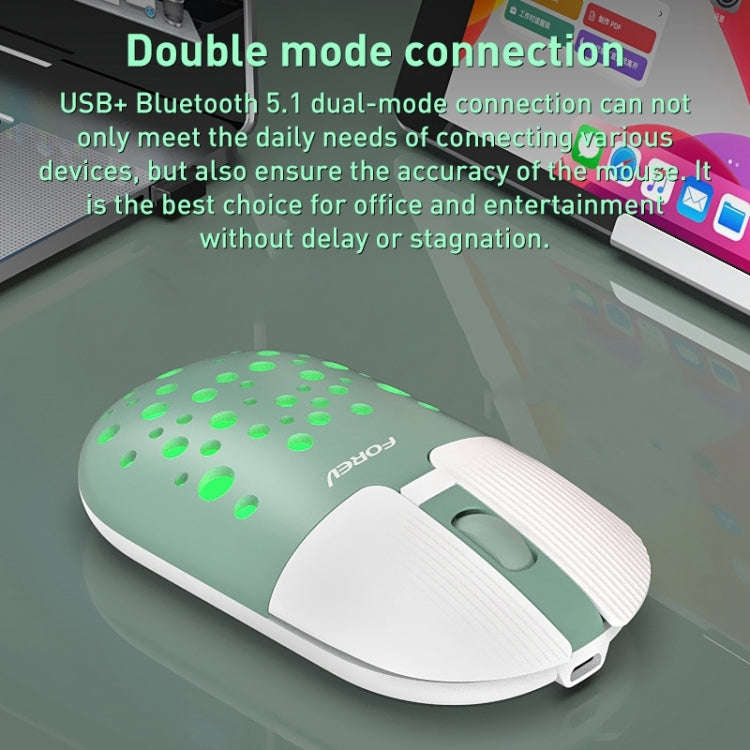 FOREV FVT398 1200dpi Bluetooth 2.4G Wireless Dual Mode Mouse (Black)