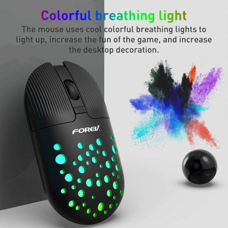 FOREV FVT398 1200dpi Bluetooth 2.4G Wireless Dual Mode Mouse (Black)