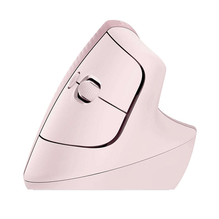 Logitech Lift Vertical 1000DPI 2.4GHz Ergonomic Wireless Bluetooth Dual Mode Mouse (Pink)