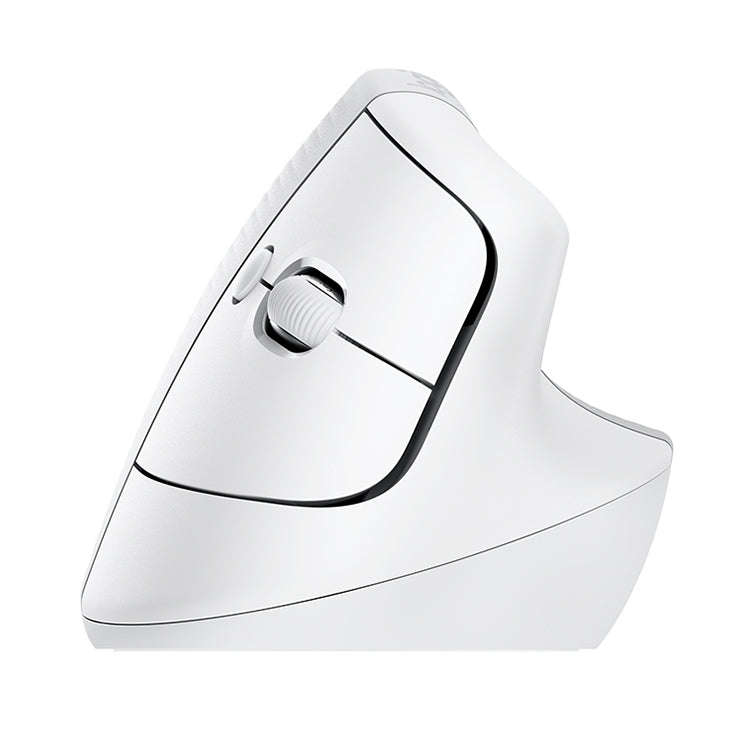 Logitech Lift Vertical 1000DPI 2.4GHz Ergonomic Wireless Bluetooth Dual Mode Mouse (White)