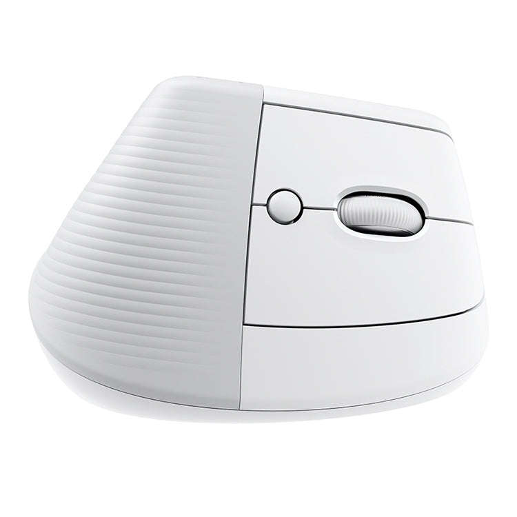 Logitech Lift Vertical 1000DPI 2.4GHz Ergonomic Wireless Bluetooth Dual Mode Mouse (White)