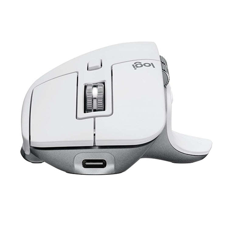 Logitech MX Master 3s 8000DPI 2.4GHz Ergonomic Wireless Bluetooth Dual Mode Mouse (White)