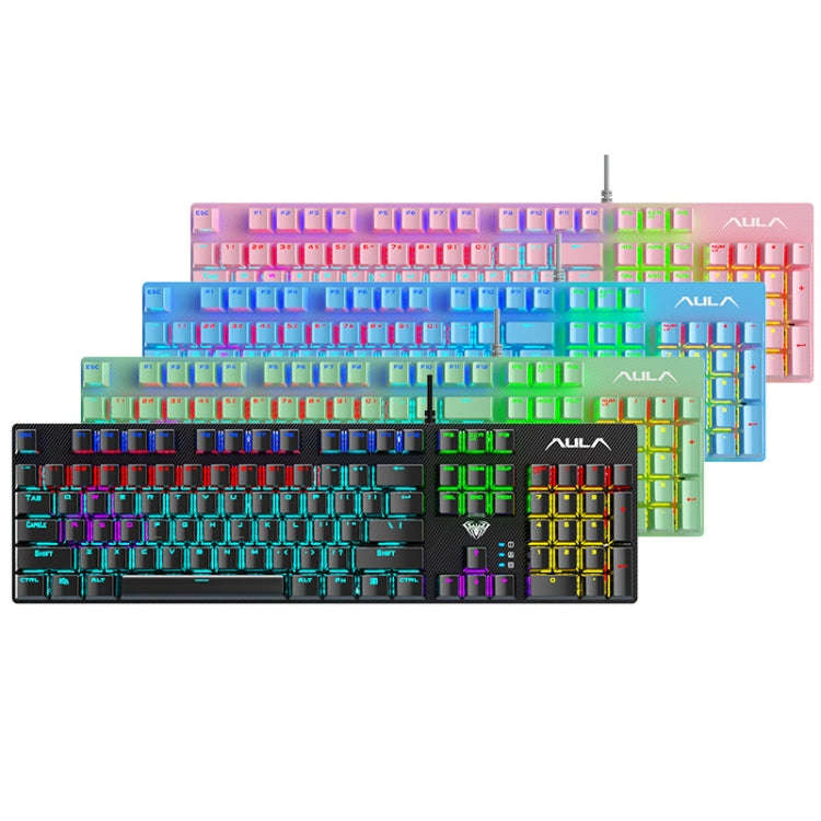 AULA S2022 USB Wired Mechanical Keyboard (Black)