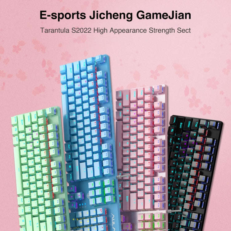 AULA S2022 USB Wired Mechanical Keyboard (Black)