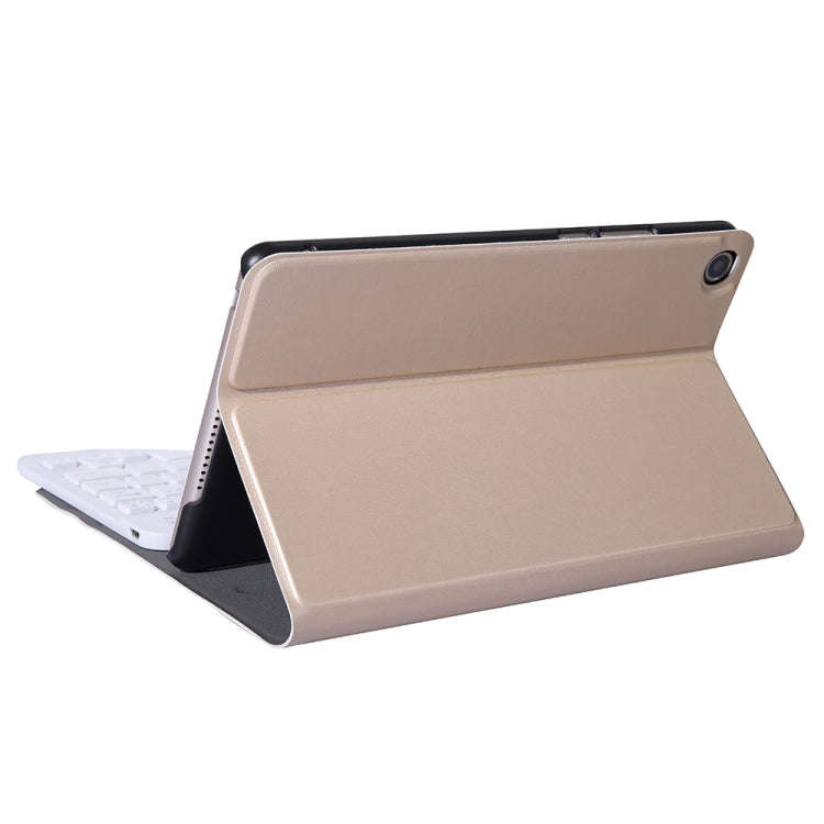 A0M5 Detachable Bluetooth Keyboard + Ultrathin Horizontal Flip Leather Tablet Case for Huawei Med...