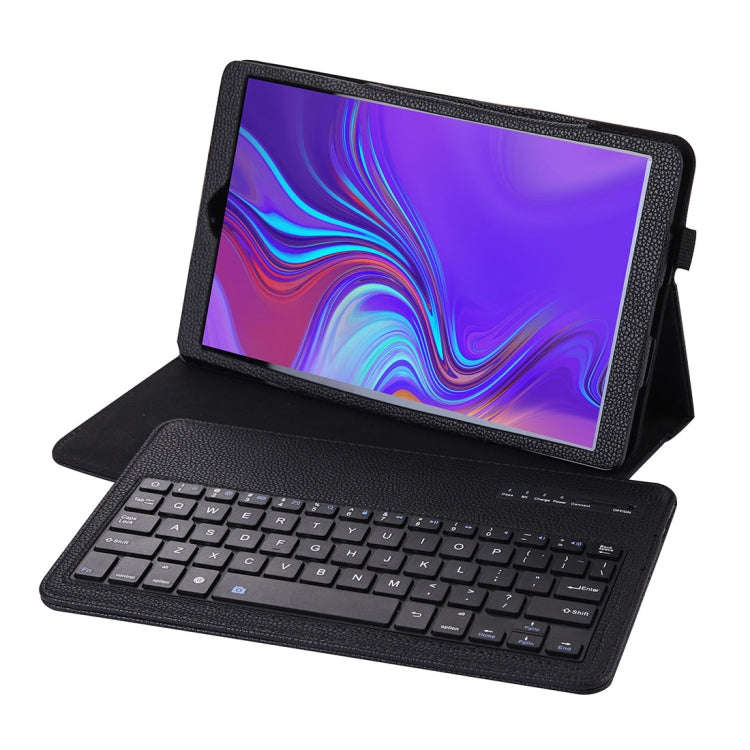 SA510 Detachable Bluetooth Keyboard + Litchi Texture PU Leather Tablet Case with Holder for Galax...