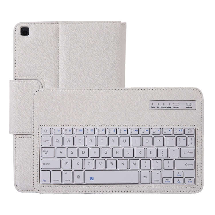 SA510 Detachable Bluetooth Keyboard + Litchi Texture PU Leather Tablet Case with Holder for Galax...