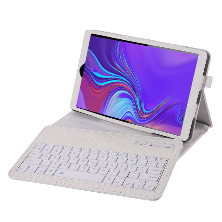 SA510 Detachable Bluetooth Keyboard + Litchi Texture PU Leather Tablet Case with Holder for Galax...