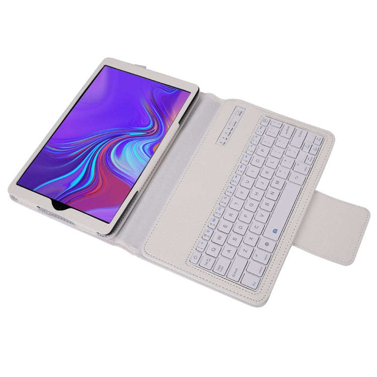 SA510 Detachable Bluetooth Keyboard + Litchi Texture PU Leather Tablet Case with Holder for Galax...