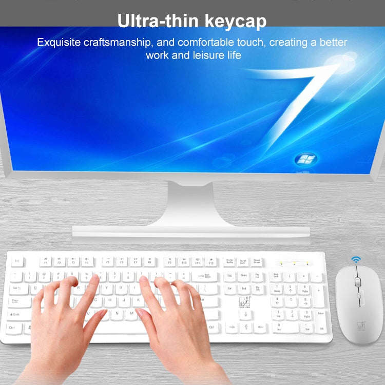 ZGB 8810 Mute Wireless Keyboard + Mouse Set (Black)