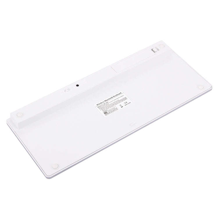 BK-3001 Bluetooth Wireless 78 Keys Ultrathin Keyboard for Windows / iPad / iPhone(Silver)