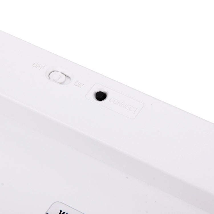 BK-3001 Bluetooth Wireless 78 Keys Ultrathin Keyboard for Windows / iPad / iPhone(Silver)