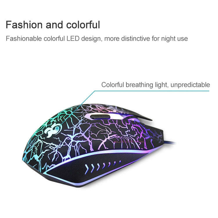 MC Saite A70 Wired LED Backlight USB Mouse