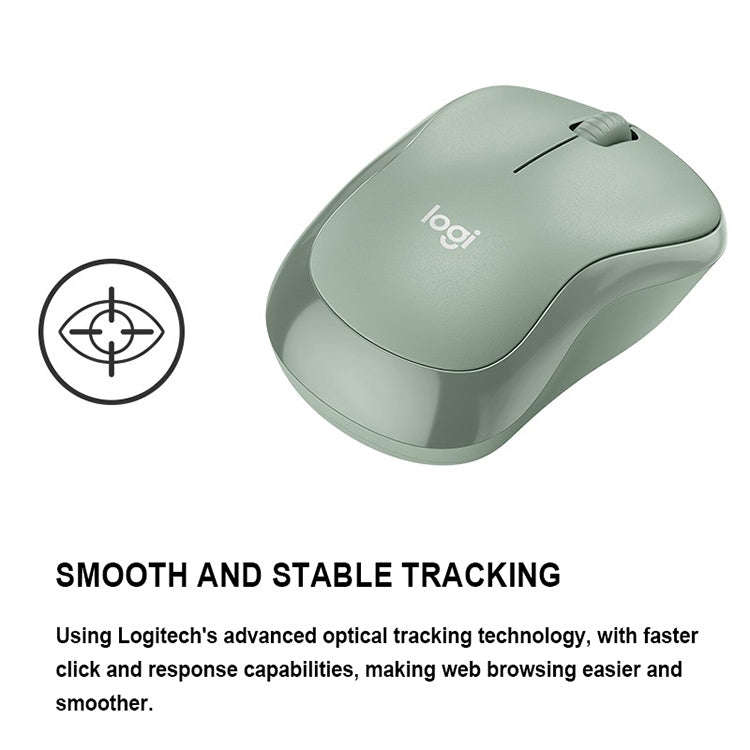 Logitech M221 Fashion Silent Wireless Mouse(White)