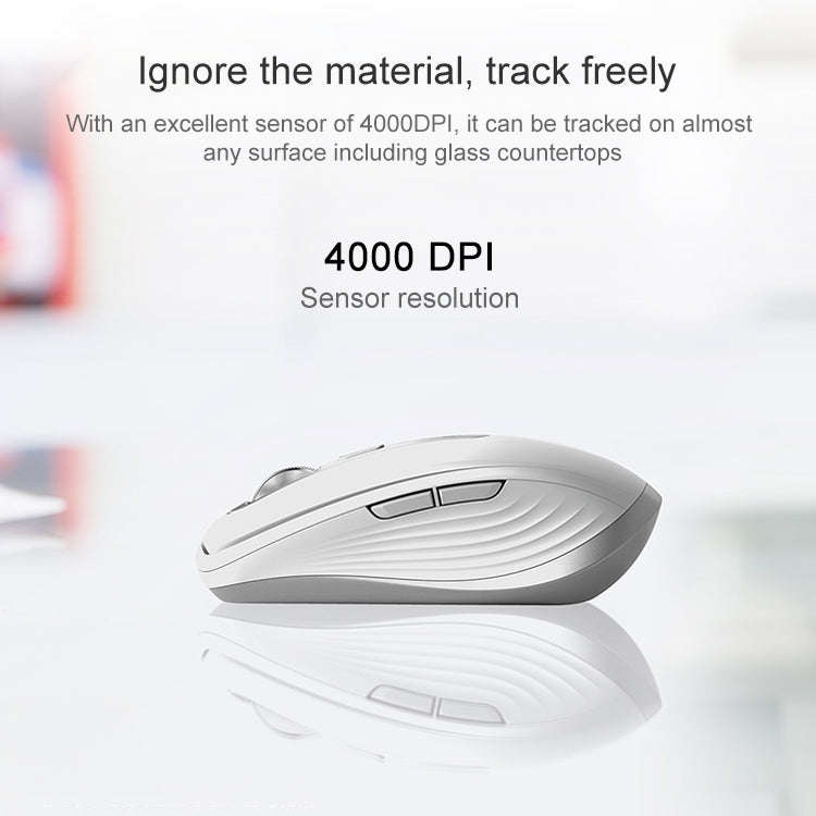 Logitech MX ANYWHERE 3 Compact High-performance Wireless Mouse (Silver)