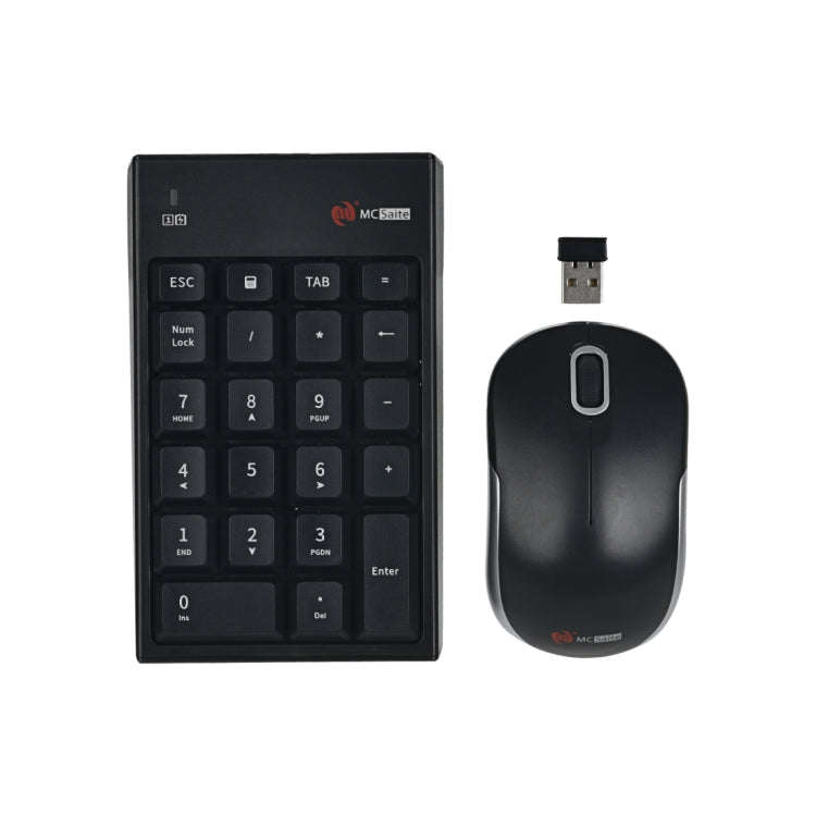 MC Saite MC-61CB 2.4GHz Wireless Mouse + 22 Keys Numeric Pan Keyboard with USB Receiver Set for C...