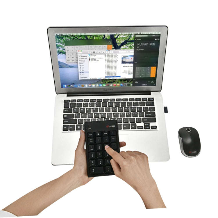 MC Saite MC-61CB 2.4GHz Wireless Mouse + 22 Keys Numeric Pan Keyboard with USB Receiver Set for C...