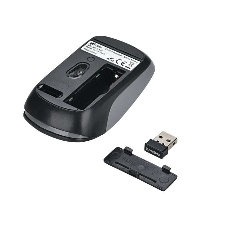 MC Saite MC-367 2.4GHz Wireless Mouse with USB Receiver for Computer PC Laptop (Black)