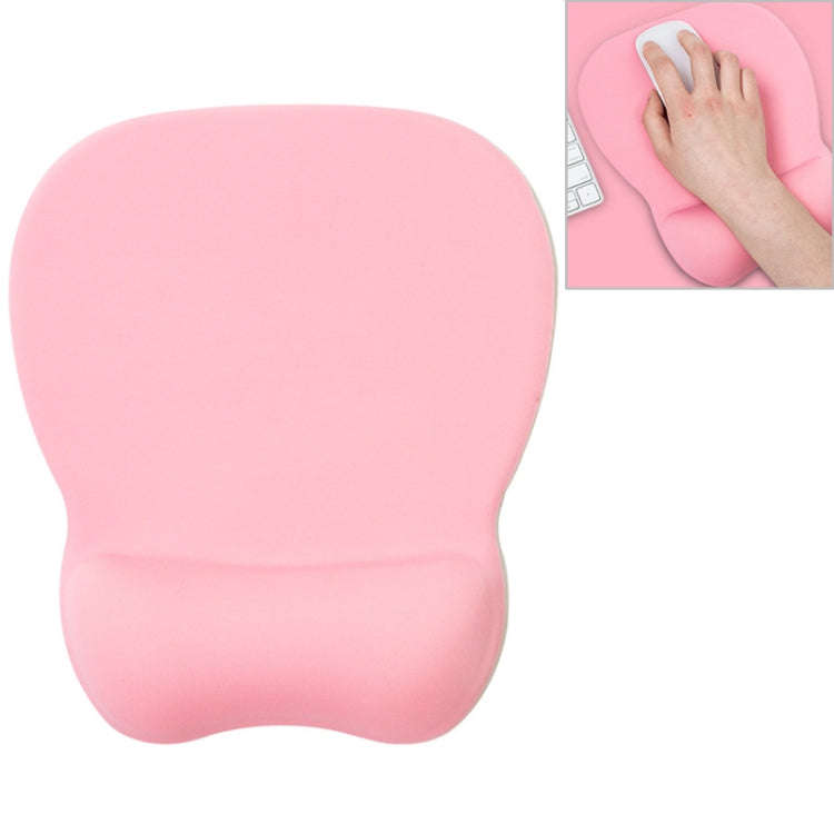 MONTIAN MF-01 Oval Slow Rebound Memory Cotton Soft Bracer Mouse Pad(Pink)
