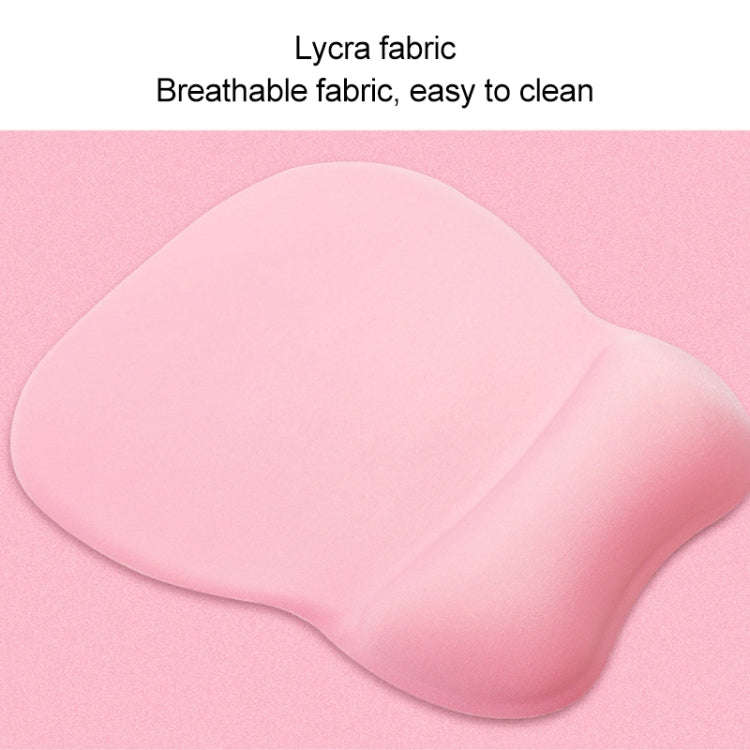 MONTIAN MF-01 Oval Slow Rebound Memory Cotton Soft Bracer Mouse Pad(Pink)