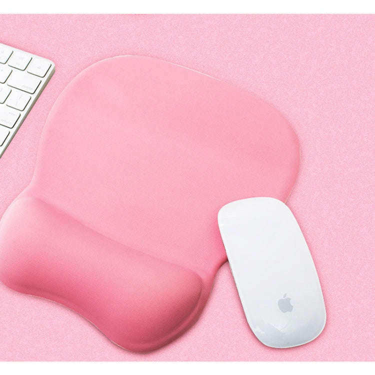MONTIAN MF-01 Oval Slow Rebound Memory Cotton Soft Bracer Mouse Pad(Pink)