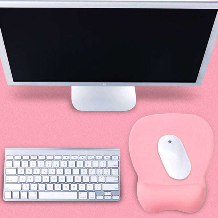 MONTIAN MF-01 Oval Slow Rebound Memory Cotton Soft Bracer Mouse Pad(Pink)